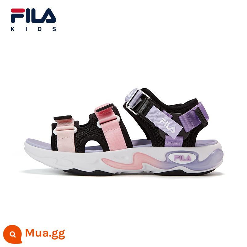 Giày trẻ em FILAFila Giày sandal nghệ sĩ trẻ em mùa hè 2023 giày đi biển đế mềm kháng khuẩn mới cho bé trai và bé gái - [Big Kids] Đen/Bé Gái Hồng-PBP