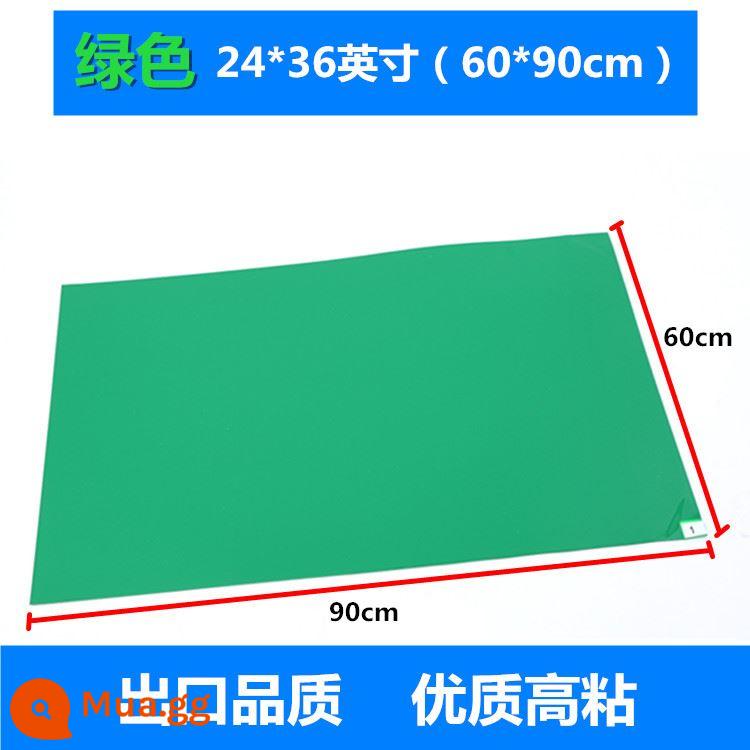 Văn phòng bụi dùng một lần độ nhớt cao keo dán sàn xé được đế dính bụi sàn dán không khí phòng tắm dính giấy dán - Xanh 24*36 inch (60*90cm)