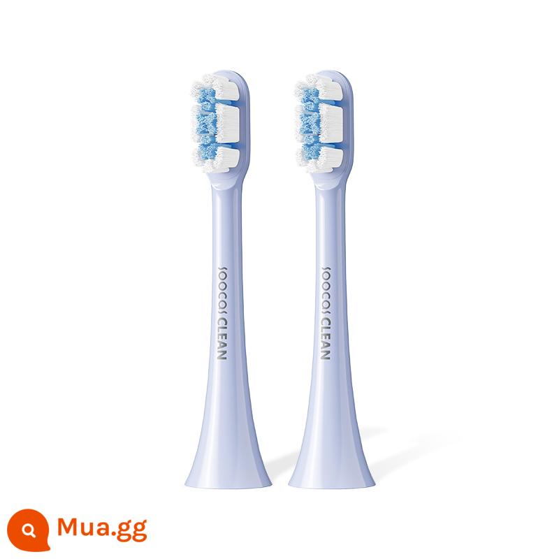 Soocas X3U/X3Pro/D2 Đa Năng Trưởng Thành Đầu Bàn Chải Đánh Răng Điện 2 Gói Đồng Không Trồng Tóc Đóng Gói Chân Không 9 Màu - Đầu cọ làm sáng da không chứa đồng - xanh (2 gói)