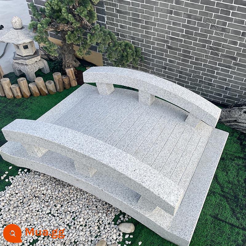 Đá chạm khắc cầu đá Baima Courtyard Stone Arch Bridge Granit Xiaoli Cầu chảy cảnh quan nước cổ vật Đá Cây cầu trong nhà - Kiểu ba 1,2 mét