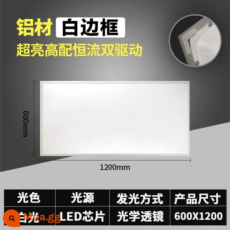 Tích hợp trần 600x1200led phẳng đèn thạch cao len khoáng khóa nhôm tấm lưới tản nhiệt 300x1200 kỹ thuật bảng điều khiển đèn - 600X1200[Đặc biệt cho trần tích hợp]