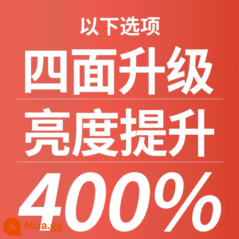 Đèn đường LED năng lượng mặt trời đèn ngoài trời 6 mét đường nông thôn mới công suất cao đèn đường cực sáng cực cao đèn sân vườn - -Sau đây là đui đèn bốn mặt, diện tích chiếu xạ tăng lên rất nhiều, chip Puri nhập khẩu