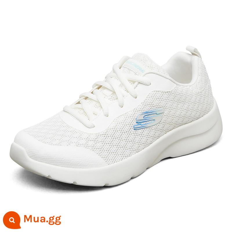 Giày SKECHERS nữ, giày mẹ, giày thể thao thoáng khí, giày chạy bộ cho người già, giày đi bộ, giày thường đế mềm, giày nữ cho người già - 149542-WHT màu trắng