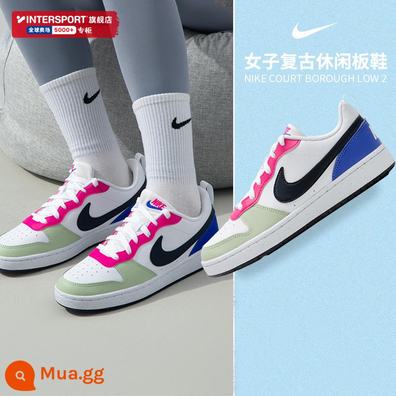 Giày thể thao Nike Nike nữ 2024 mùa xuân mới giày thể thao màu hồng COURT giày thể thao thông thường DV5456 - DV5456-108/Thanh long