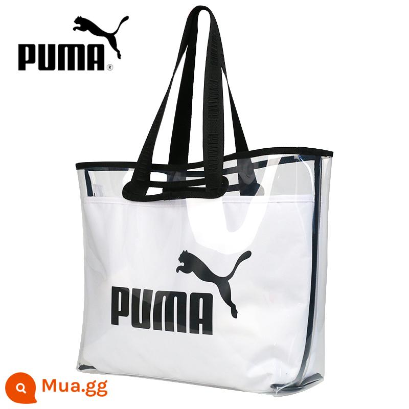 Túi tote Puma Hummer túi nữ mùa hè 2023 túi cầm tay sức chứa lớn mới túi đeo vai nữ túi hàng hiệu thời thượng - Trắng/076116-02