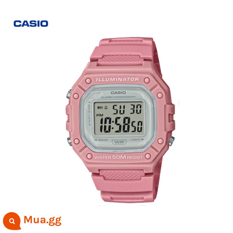 Trang web chính thức của CASIO cửa hàng hàng đầu ở nước ngoài thể thao chống thấm nước xu hướng thời trang cổ điển dành cho nam giới W-218H - W-218HC-4AVDF