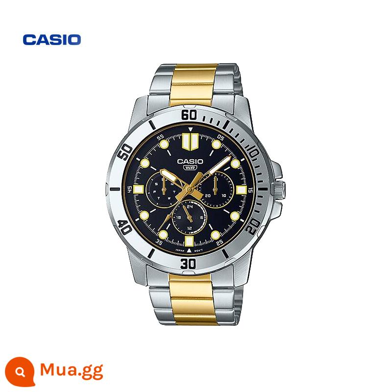 Cửa hàng Flagship của CASIO MTP-1384BUL Đồng hồ đeo tay nam thời trang công sở chống nước Trang web chính thức Hàng chính hãng - MTP-VD300SG-1EUDF