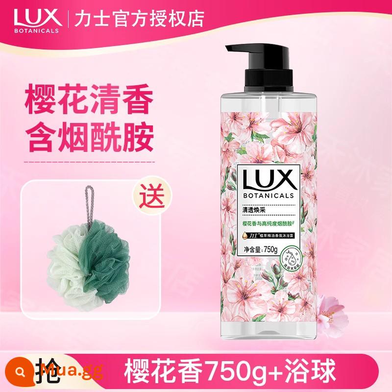 Sữa tắm Lux Freesia Bath Lotion Perfume Type Lasting Fragrance Female Perfume Bath Hàng chính hãng - Nước hoa Sakura 750g