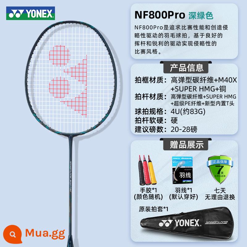 Vợt Cầu Lông Yonex Sky Axe 100ZZ Chính Hãng Flash 1000Z Bắn Đơn 99PRO Cung Tên 11 77PRO - [Bắn chiến đấu Chihiro Shida] Ánh sáng nhanh NF800Pro Màu xanh đậm 4U Khung bắn gió cao Sắc nét bằng phẳng Vẽ tấn công