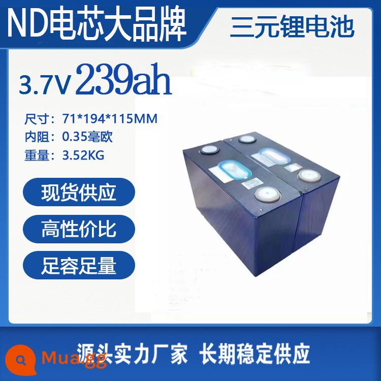 Thương hiệu mới Ningde xe máy điện pin lithium 3.7V40ah đơn lớn 60ah lưỡi điện xe điện ternary pin lithium - (Tháo gỡ ND) 3.7V239ah