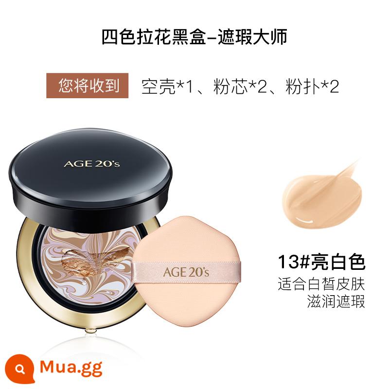 Aekyung air cushion 4 màu lahua bb cream che khuyết điểm dưỡng ẩm lâu trôi flagship store chính thức flagship matte kiểm soát dầu không tẩy trang - [Hộp đen] Kem che khuyết điểm #13 Bright White