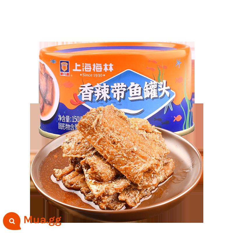 Sản phẩm mới maling Shanghai Meilin bạch tuộc đóng hộp 150g * 4 hải sản snack cá bột thực phẩm tiện lợi - [Giảm 10% cho 3 sản phẩm] Đuôi tóc cay 150g*4