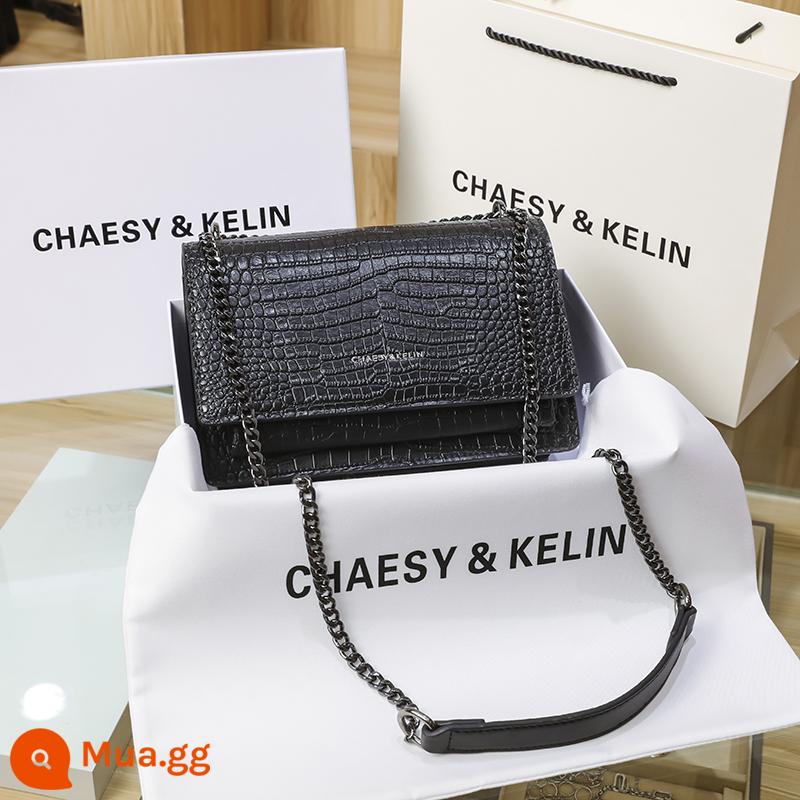 Chaesy & Kelin Bag chính hãng - Bao bì hộp quà tặng [chính hãng] màu đen hỗ trợ xác minh chống hàng giả