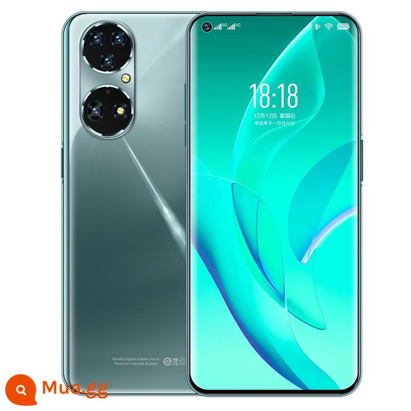 Mới i13Pro max đầy đủ Netcom 5g thông minh chính thức xác thực 12g + bộ nhớ 512G chơi game toàn màn hình sạc nhanh - Hoạt động 7,9 inch Ouboxin X50 Xanh ngọc lục bảo 16G