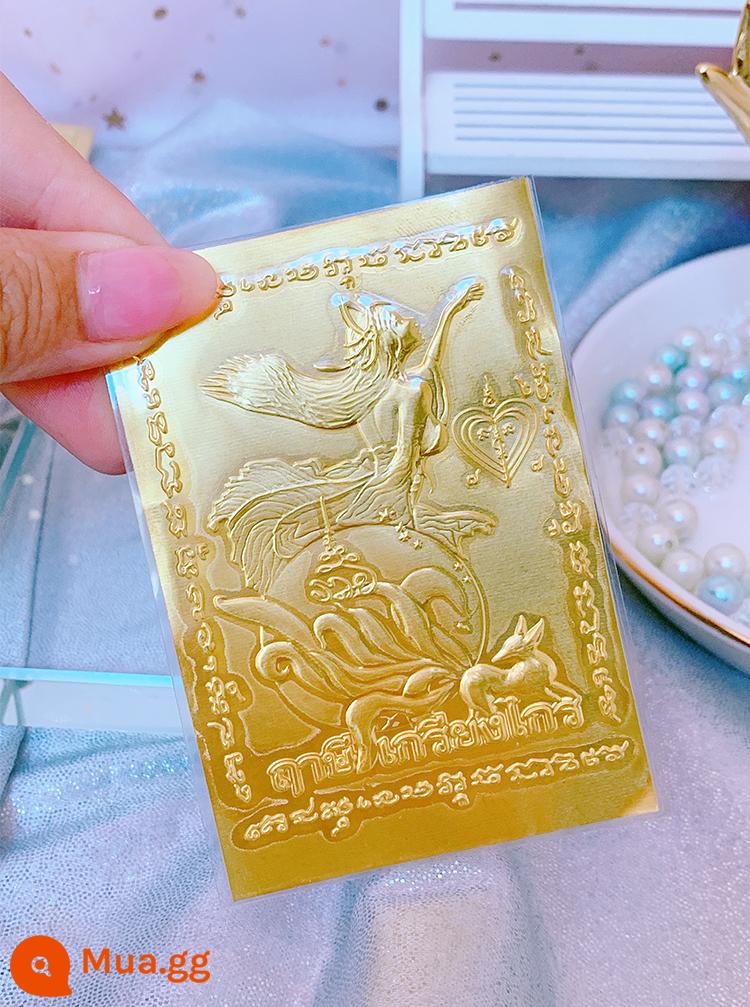 Thai Craft Nữ thần Ergefeng Bùa hộ mệnh Piece Kinh Mobile Sticker Empress - bùa chín đuôi