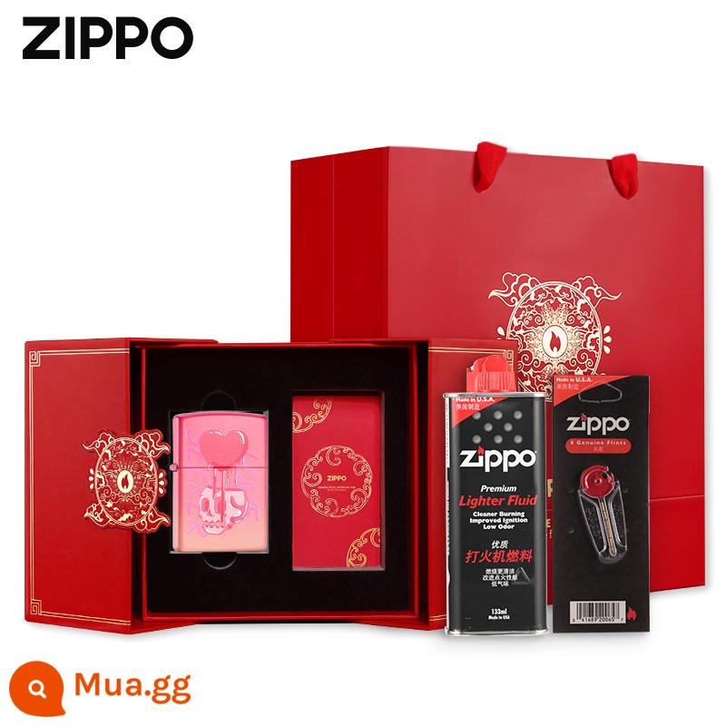 Treasure của Zippo, nhẹ hơn - Yêu đến chết [Hộp quà Moiré]