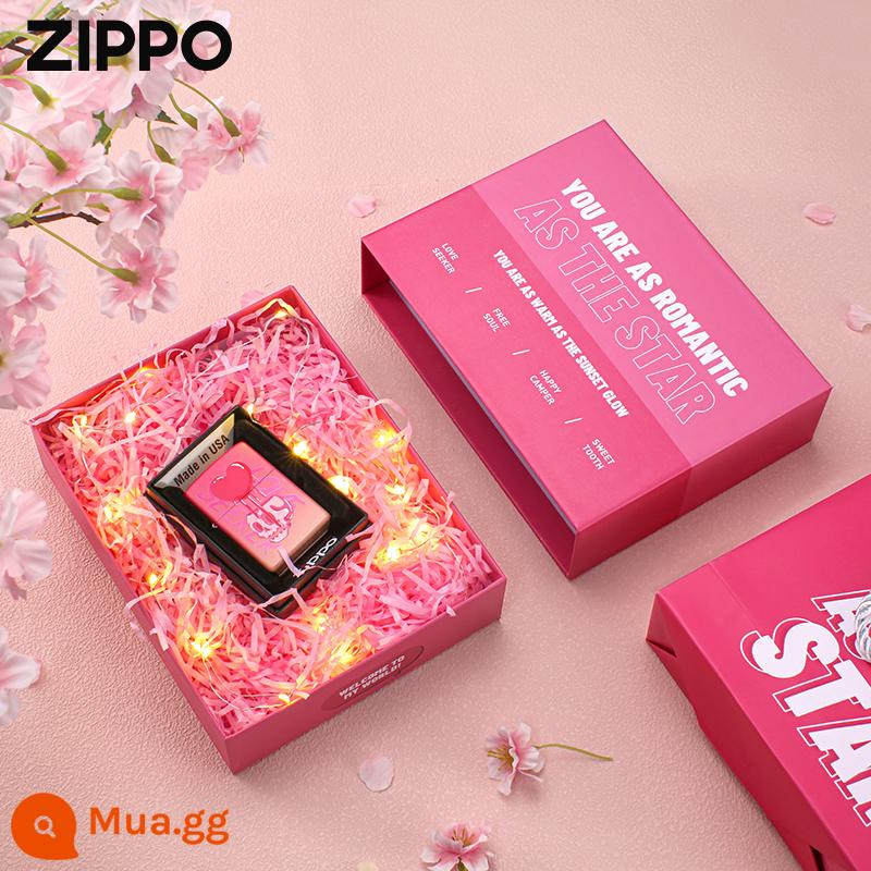 Treasure của Zippo, nhẹ hơn - Hộp quà tặng tình yêu cho đến chết [không chứa dầu độc lập] Để trao đổi, vui lòng liên hệ bộ phận chăm sóc khách hàng