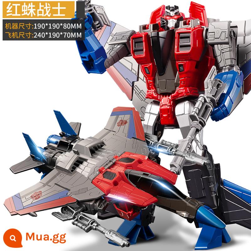 Biến Dạng Xe Ô Tô Đồ Chơi King Kong Robot Bumblebee Optimus Cậu Bé Chu Khủng Long Đỏ Nhện Hợp Kim Trẻ Em Chính Hãng - Máy bay nhện hình dạng cổ điển G1 [Phiên bản hợp kim]