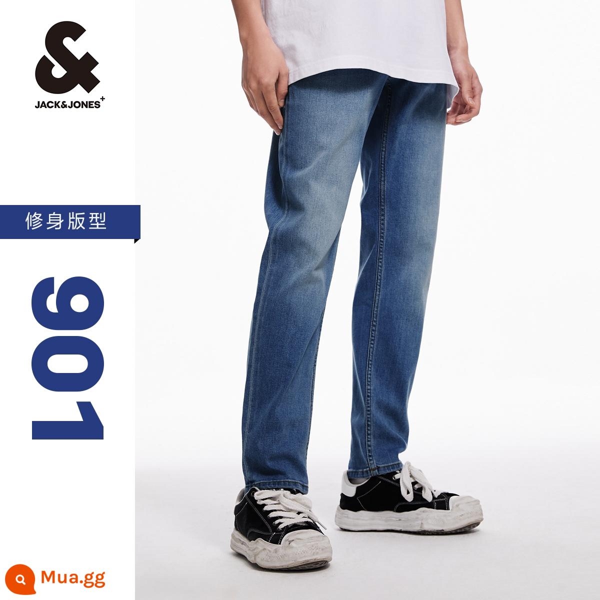 Quần jean nam Jack Jones co giãn mạnh mẽ nam xuân thu quần xanh mới hợp thời trang quần nam - E39 denim xanh vừa