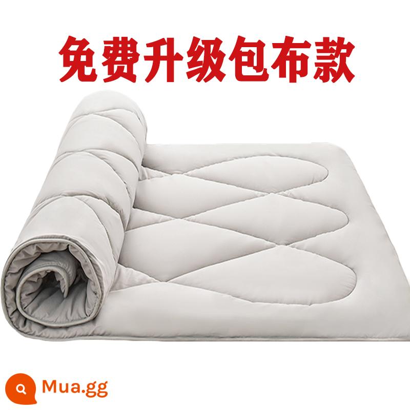 Nệm bông ép tân cương cotton pad chần bông nệm sinh viên đơn ký túc xá nhà đệm mềm chăn chiếu tatami - 2 pound tro vải (3 pound)