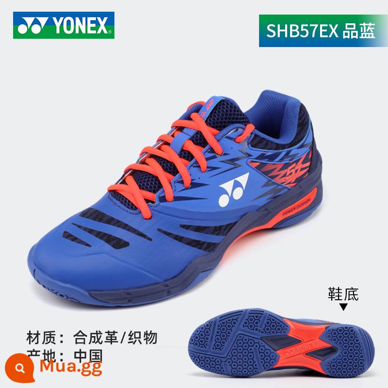 2022 Mới YONEX Giày Cầu Lông Yonex Nam Nữ Huấn Luyện Chuyên Nghiệp Giày Thể Thao Siêu Nhẹ YY Giày Thể Thao - SHB57EX xanh hoàng gia (đế dày, kiểu dáng thoải mái)