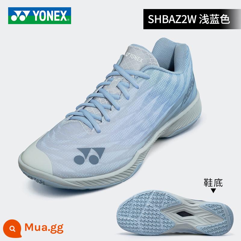 2022 mới Giày cầu lông YONEX Yonex giày nam và nữ siêu nhẹ thế hệ thứ 5 giày thi đấu yy chuyên nghiệp giày thể thao - SHBAZ2WEX màu xanh nhạt (giày cầu lông chuyên nghiệp thế hệ thứ 5 rộng hơn và nhẹ hơn) còn hàng