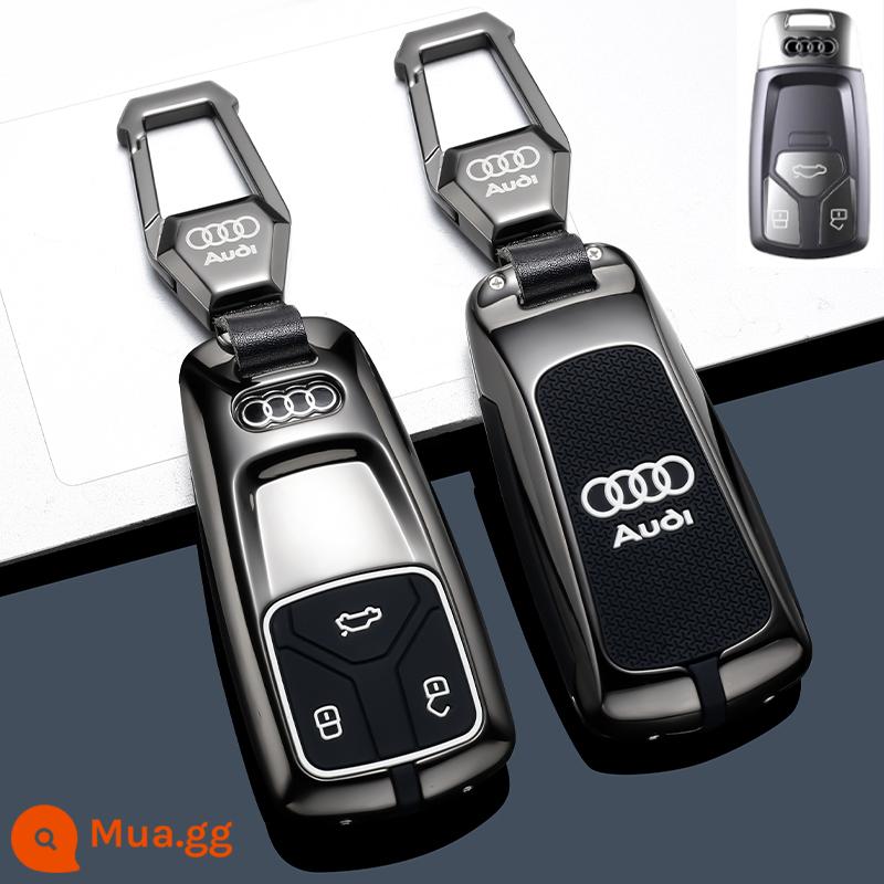 Thích hợp cho 2022 Bộ chìa khóa Audi q5l a4l new a4 nam a6 xe q5 vỏ a6l khóa a5 đặc biệt q7 nữ a7 - Audi thông minh mẫu A [logo xe nâng cấp mới] màu súng + khóa A41 màu đen