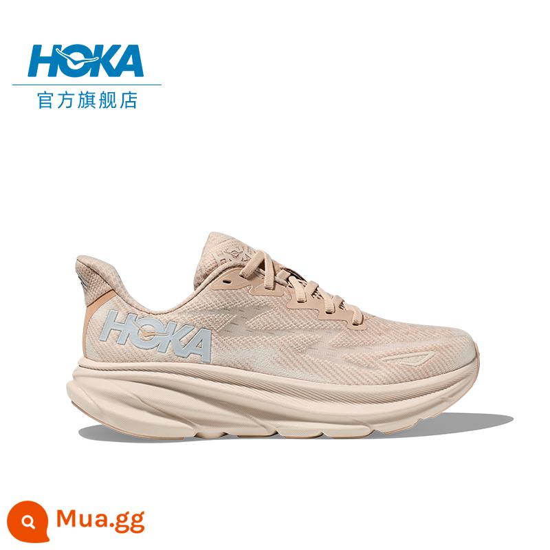 Giày chạy bộ nam HOKA ONE ONE Clifton 9 Clifton 9 C9 đệm, đàn hồi, nhẹ và thoáng khí - Màu cát lún/màu trứng