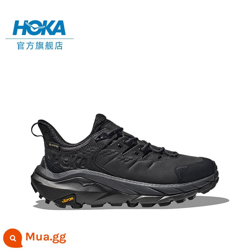 HOKA ONE ONE nam nữ thu đông KAHA 2 giày leo núi cổ thấp KAHA2 LOW GTX phiên bản chống nước ngoài trời - đen / đen-nữ