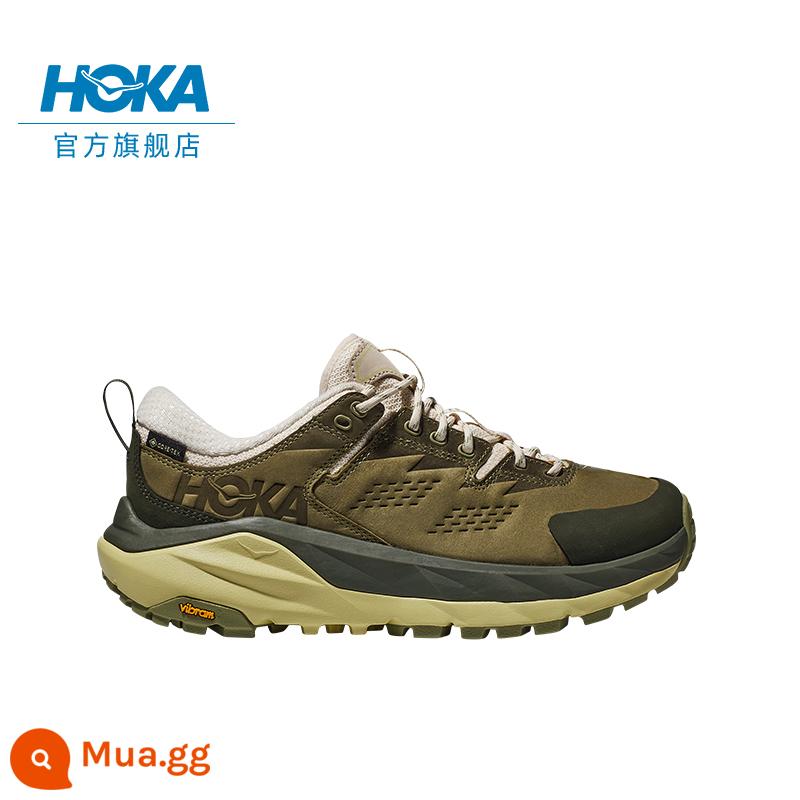 HOKA ONE ONE nam nữ thu đông KAHA 2 giày leo núi cổ thấp KAHA2 LOW GTX phiên bản chống nước ngoài trời - Xanh lá/Màu trứng (Phiên bản đặc biệt) – Kiểu dáng Nam và Nữ (bán lúc 10h00 ngày 1/2)