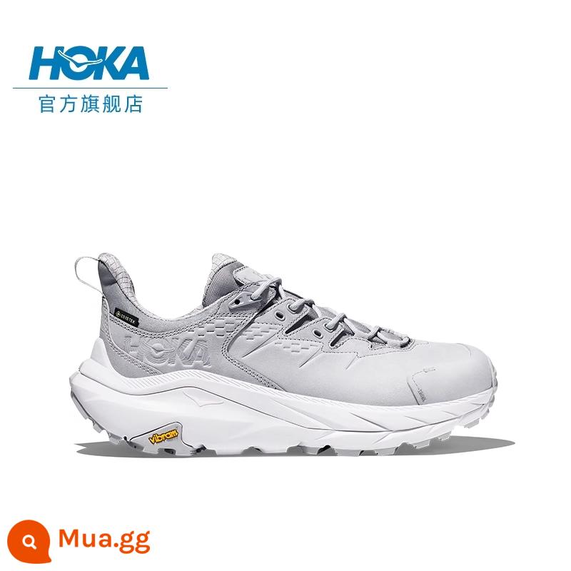 HOKA ONE ONE nam nữ thu đông KAHA 2 giày leo núi cổ thấp KAHA2 LOW GTX phiên bản chống nước ngoài trời - Xám sương mù/xám mây-nam và nữ