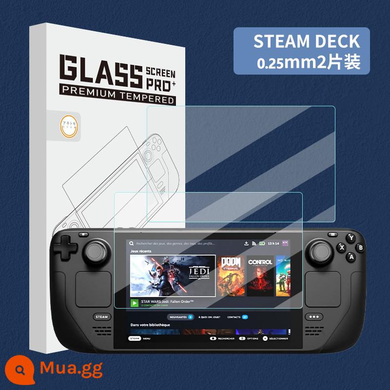 Phim cường lực STEAM DECK có giá trị cao Phim bảo vệ kính HD phim dải chống va chạm chống cháy nổ trên boong tàu chủ - Phim cường lực HD Ajitomo steamdeck 0,25mm/2 miếng