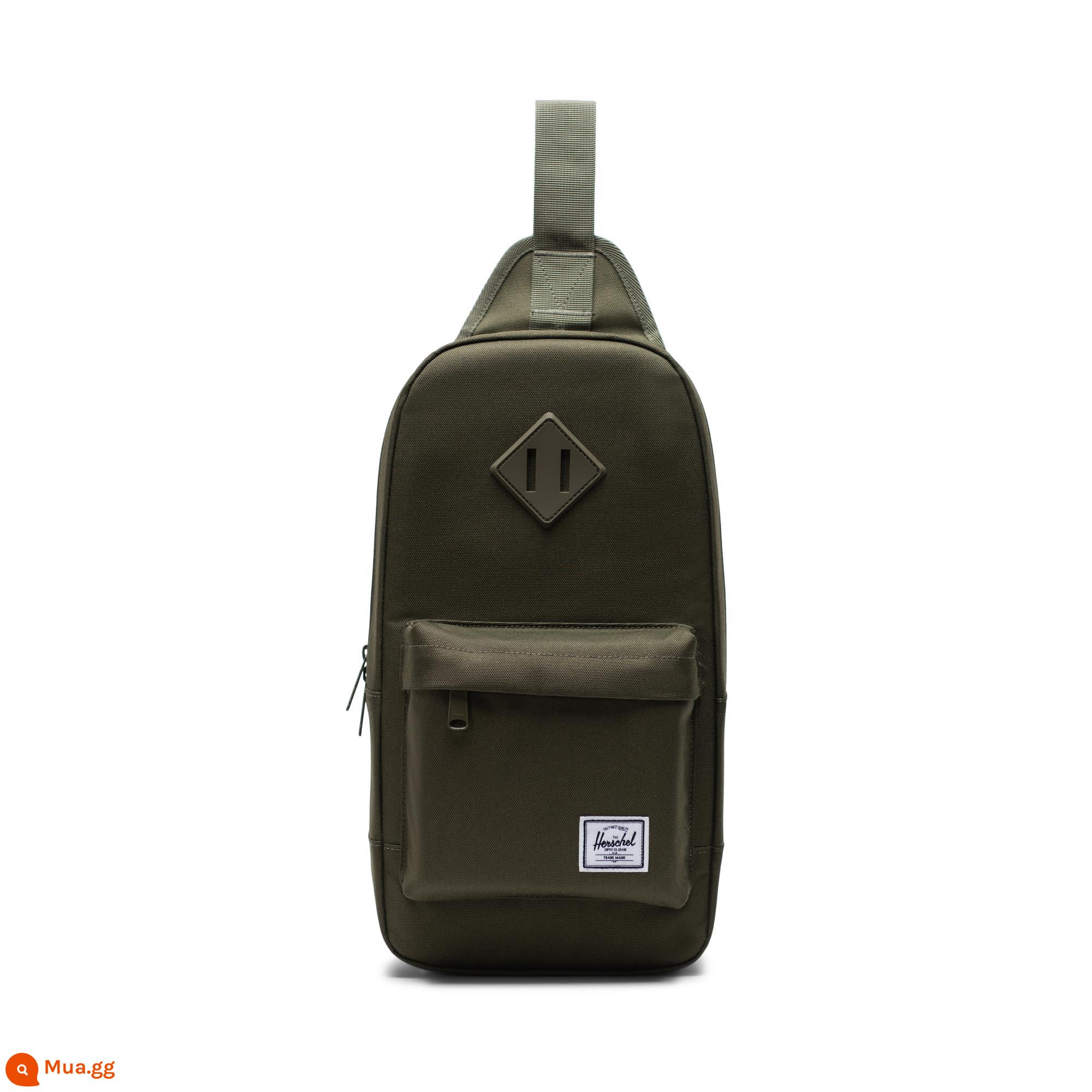 Herschel Hexing Heritage Túi Đeo Vai Thể Thao Nam Đi Xe Đạp Túi Túi Điện Thoại Di Động Túi Ngực - cây thường xuân xanh