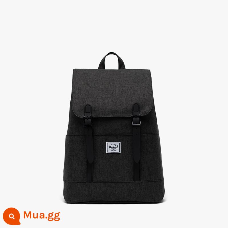 Túi đeo ba lô thông thường Herschel Hexing Retreat15L cho nữ - Máy tính xách tay 13 inch màu đen gai dầu cổ điển