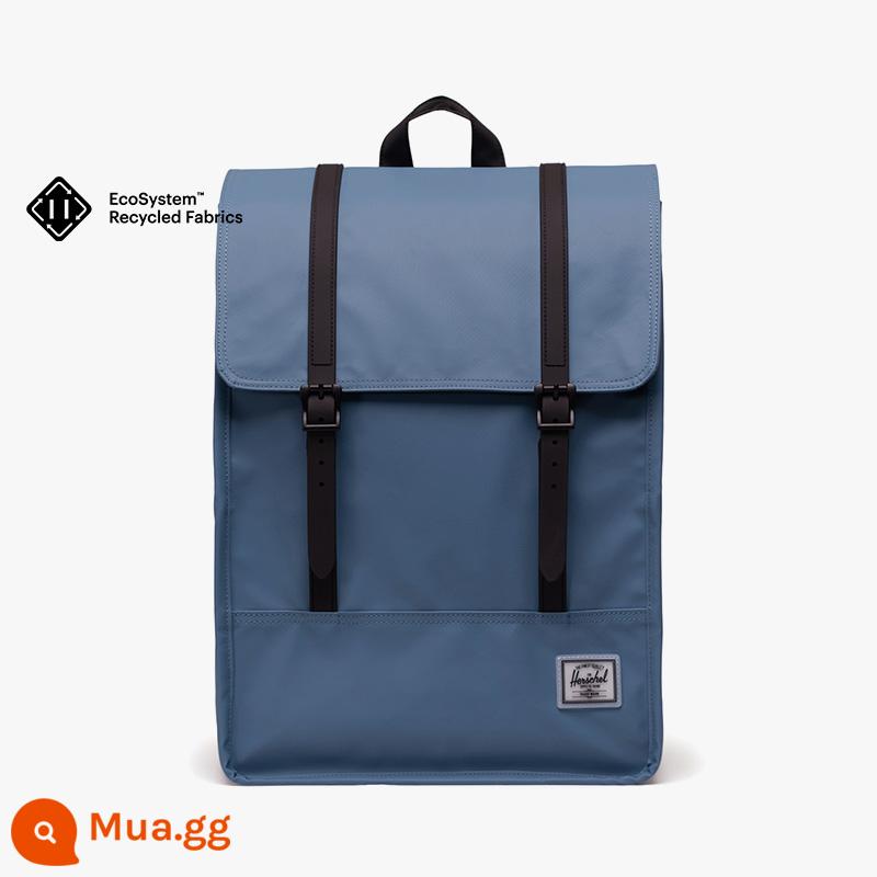 [38 Huanxin] Túi đựng máy tính ba lô nam nữ Herschel Hexing SURVEY II chống thấm nước và chống mưa - Laptop 15 inch màu xanh nổi bật (màu mới năm 2023, cỡ lớn 17,5L)