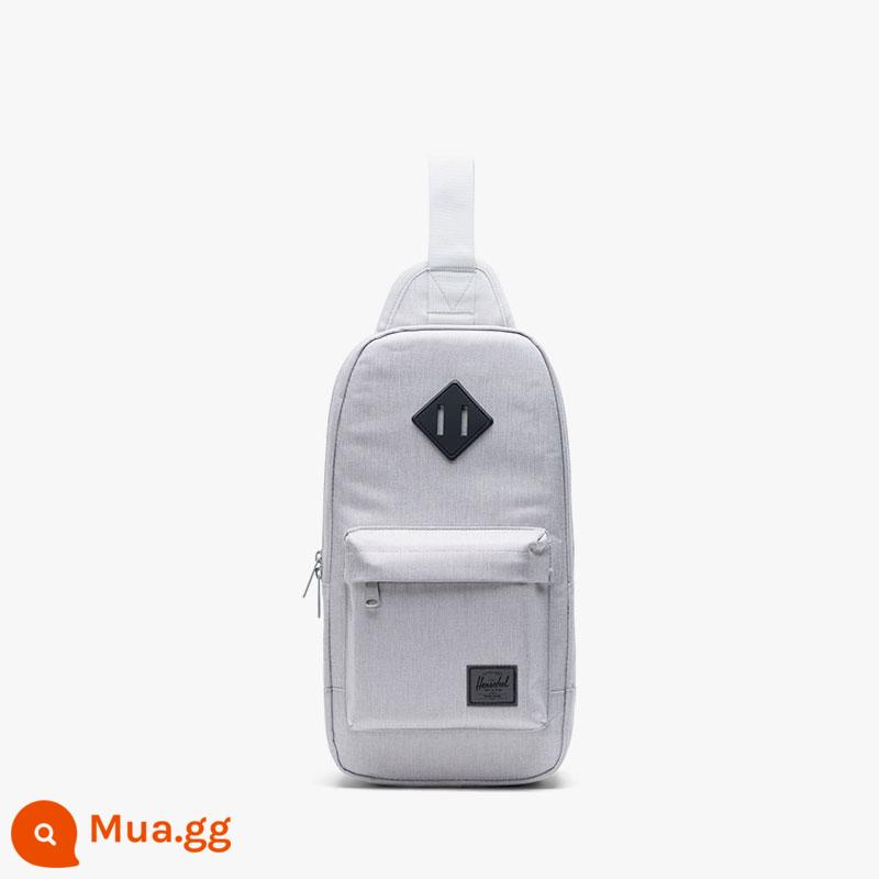 Herschel Hexing Heritage Túi Đeo Vai Thể Thao Nam Đi Xe Đạp Túi Túi Điện Thoại Di Động Túi Ngực - kết cấu màu xám