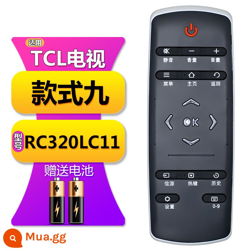 Thích hợp cho TV TCL điều khiển từ xa đa năng phổ RC 2000c 260JC14 11 12 13 801C L D - Kiểu 9 [RC320LC11] Model phải giống nhau