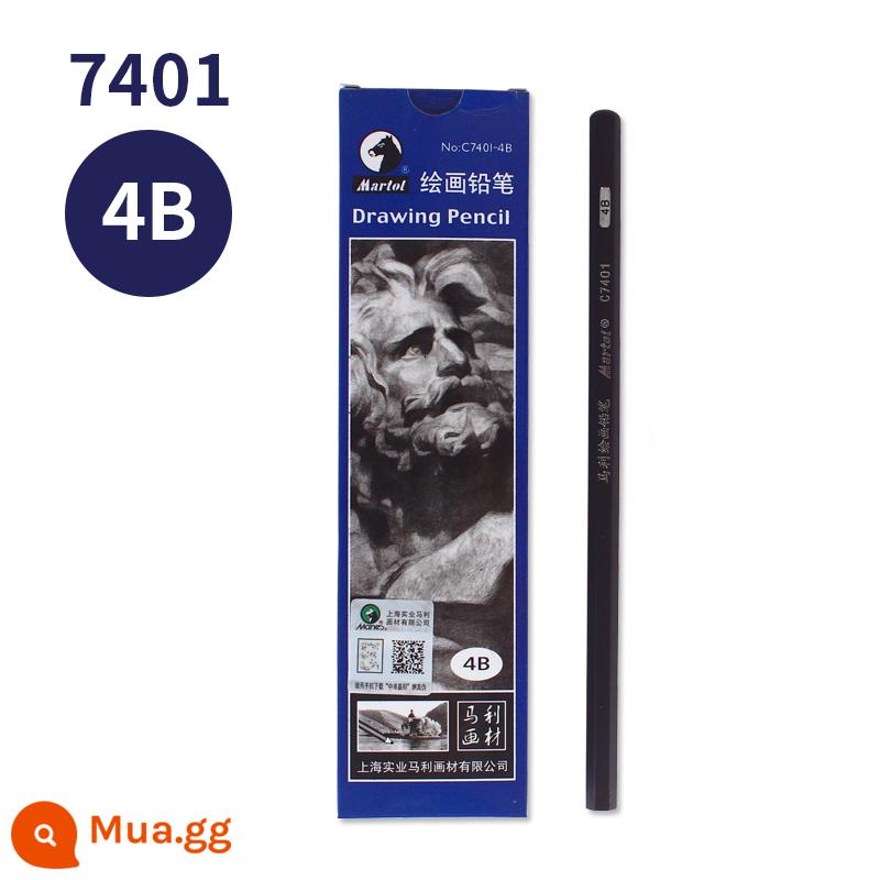 Marley bút chì vẽ tranh bút chì carbon cho người mới bắt đầu phác thảo 2h6b8b14b bút phác thảo mềm trung bình cứng vẽ 2 đến 4b nguồn cung cấp nghệ thuật thương hiệu mã lực 12b bộ tranh hb nghệ thuật sinh viên công cụ đặc biệt - C7401-4B (12 miếng trong một hộp)