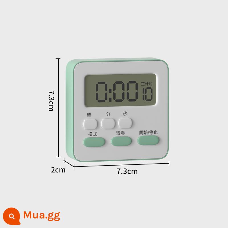 Bảng đục lỗ để bàn nhà bàn học để bàn ký túc xá dọc lưu trữ phân vùng kệ bàn phụ kiện không đục lỗ - Đồng hồ nam châm màu xanh Bắc Âu