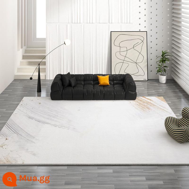 Thảm phòng khách cao cấp ánh sáng sang trọng sofa bàn cà phê chăn hiện đại Trung Quốc đầy đủ cửa hàng chăn đầu giường hộ gia đình thảm trải sàn chống trơn trượt và bụi bẩn - Ngọc trắng có chút sai sót-10107