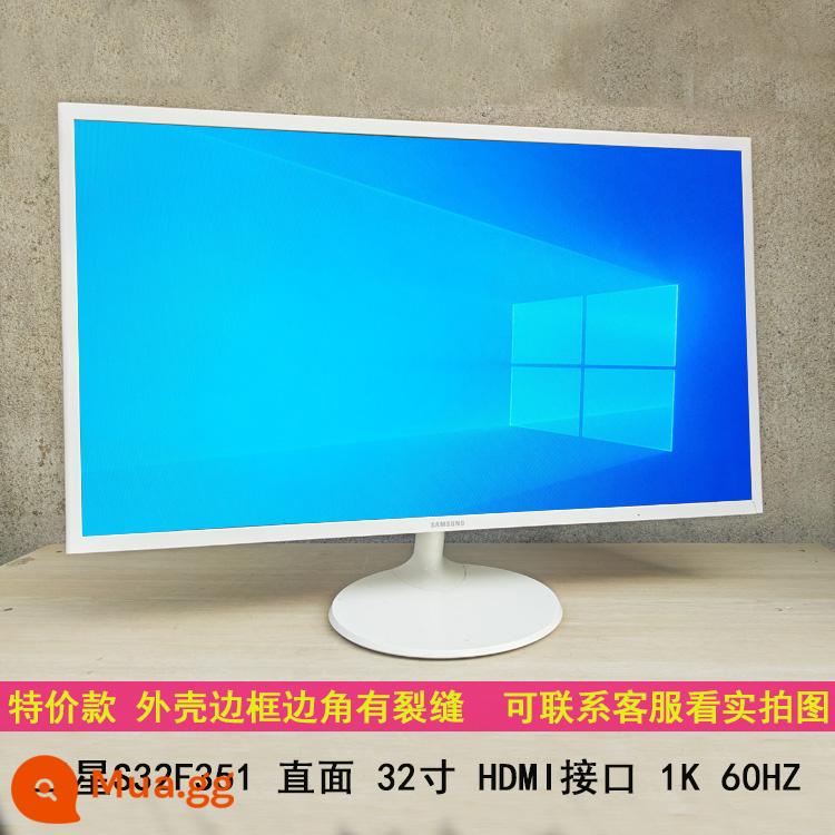 Hiển thị 32 -inch Bề mặt cong 144Hz E -Sports HD 27 -inch 2K Internet Cafe 40 -inch 4K Màn hình máy tính thứ hai -hand - Model 32 inch mặt đối mặt của Samsung, giá đặc biệt Có vết nứt ở khung vỏ. Màn hình hoạt động bình thường ở tần số 1K60HZ.