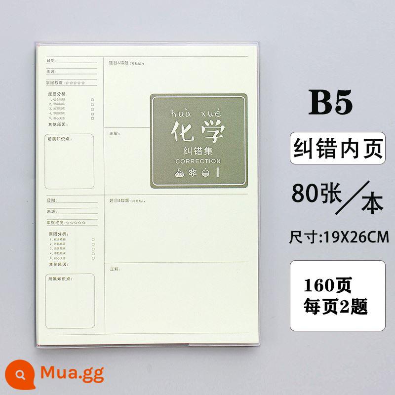 Bộ nhựa 16k câu hỏi sai sửa lỗi này toán tiếng anh trọn bộ học sinh THCS trường THPT chuyên câu hỏi sai hoàn thiện vở - Hóa học (160 trang/80 ảnh)