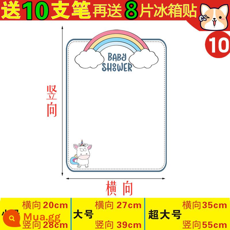 Từ tính tủ lạnh bảng tin ghi nhớ nam châm trang trí miếng dán nam châm viết bảng đen nam châm hút bảng nam châm dán tủ lạnh - 13 phong cách