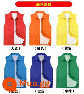 Áo vest tình nguyện tùy chỉnh màu đỏ đảng viên tình nguyện áo liền quần in logo từ chiến dịch quảng cáo áo công khai dành cho trẻ em - Tùy chỉnh vest hai lớp