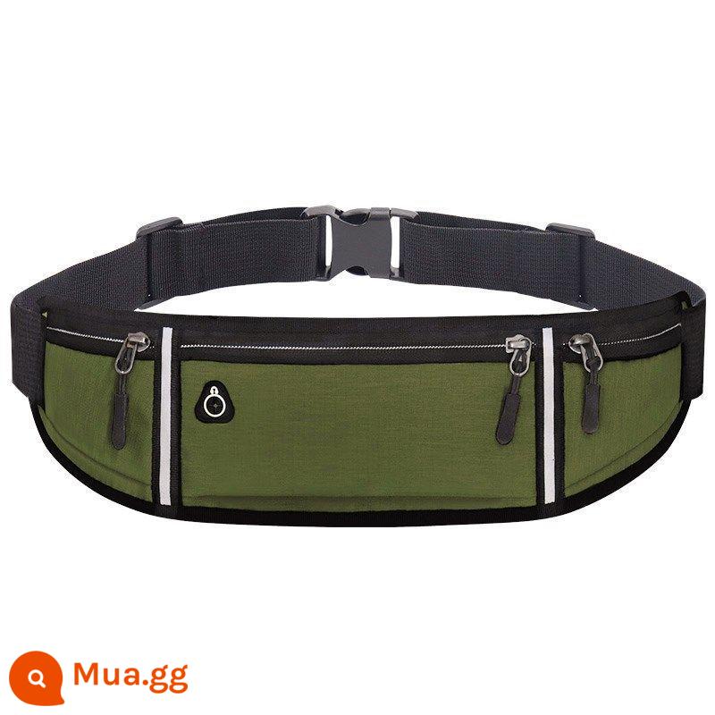 Lightly Cross -horizontal Waterproof and Stealth Mobile Điện thoại di động Tide Thể thao ngoài trời leo núi chạy túi thể thao túi thể thao túi - Quân đội xanh