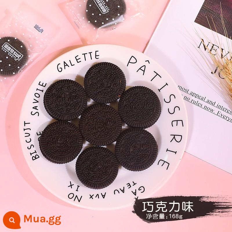 Nướng bánh quy Oreo mắt trang trí bánh Giáng sinh ngộ nghĩnh nhiều màu sắc mũ nhỏ cắm mũ tam giác - Túi sandwich đen trắng nhạt 168g2