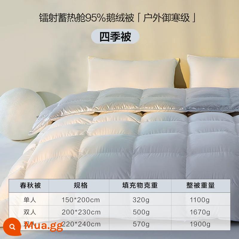 Netease được chọn hoàn toàn xuống xuống bởi 95 White Gooseurdo Mùa đông A. - Chăn bông bốn mùa màu trắng [Mẫu lưu trữ năng lượng laser nâng cấp năm 2023] Lông ngỗng trắng 95 mẫu nâng cấp kháng khuẩn và chống ve