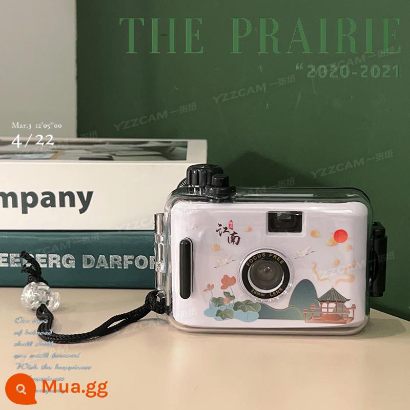 Máy ảnh phim crazy mini máy ảnh phim cổ điển không thấm nước không Polaroid ngày sinh viên quà tặng ins sáng tạo - Phong cách Giang Nam