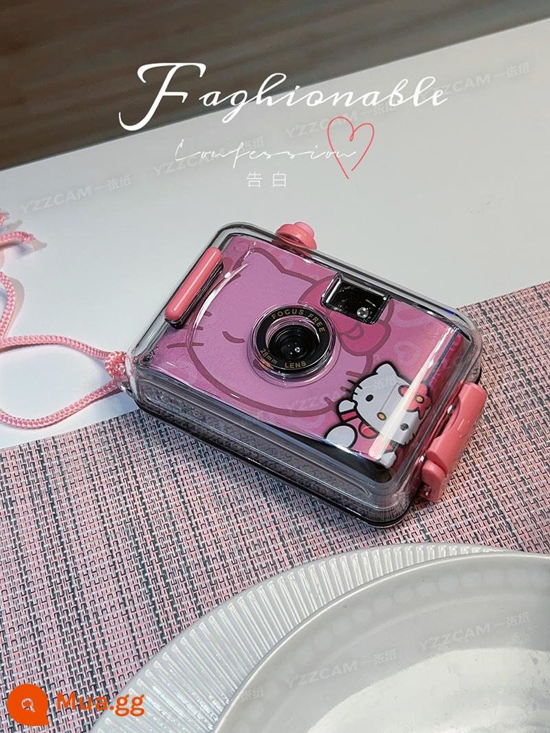 Máy ảnh phim crazy mini máy ảnh phim cổ điển không thấm nước không Polaroid ngày sinh viên quà tặng ins sáng tạo - Hello Kitty