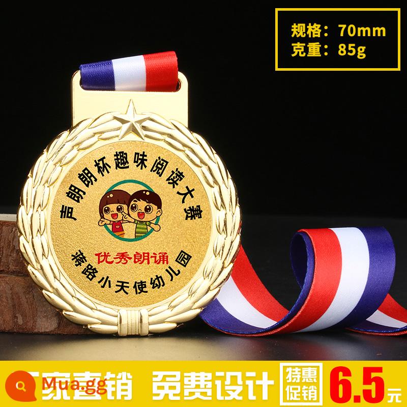 Huy chương tùy chỉnh sản xuất danh sách kim loại tùy chỉnh trò chơi marathon trò chơi học sinh dành cho trẻ em huy chương vàng tùy chỉnh - TH-17